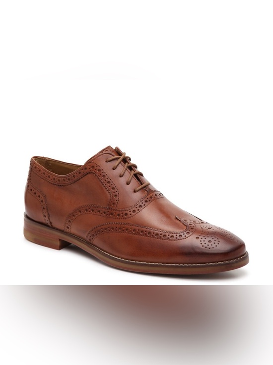 Cole Haan Other - Like New! Cole Haan Cambridge Wingtip Dark Brown Walnut Leather Oxfords Size 11